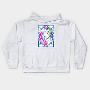 Colorful horse abstract Kids Hoodie